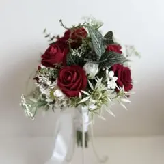 ウェディングブーケ&ブートニア　造花