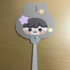 다님 ダニム ヘチャン うさぎ うちわ - メルカリ