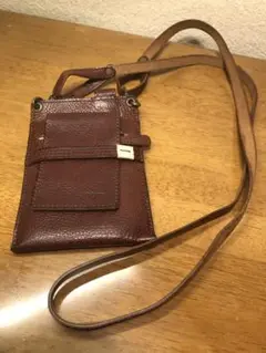 本革　小物入れ　ショルダーバッグ