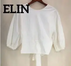 美品！ELIN バックリボンブラウス　38