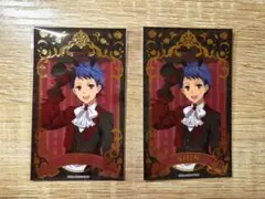 キンツア　アニメイトカフェ　箔押しカード　一条シン2枚　アニカフェ