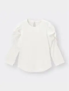 GU ギャザースリーブT(7分袖)Z