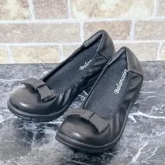 【2655】✨美品✨Balancoire ブラック フラットシューズのサムネイル