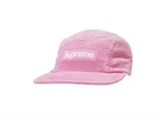 希少 Supreme Corduroy Camp Cap 桃