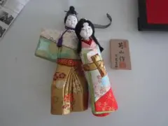 東芸 芳山作 立雛 花園 40cm 木目込み人形 親王飾り ひな人形のサムネイル