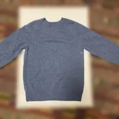 UNIQLO 水色　ニットセーター S（メンズでSなので、レディースでMくらい）
