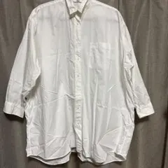UNIQLO ホワイト コットンシャツ M オーバーサイズ