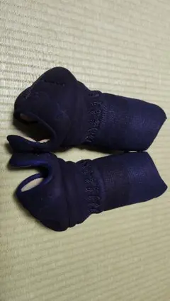 희귀한 핫코도 핸드 사시미, 1.2분, 토탈 네이비 블루 가죽, 작은 티바스켓, 손, 1회 사용