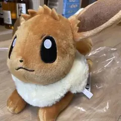 ぬいぐるみ 等身大イーブイ 寝そべり
