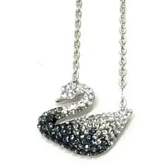 Y607-331　SWAROVSKI スワロフスキー スワン ネックレスのサムネイル