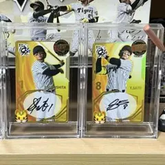 阪神タイガース佐藤輝明選手プロ初安打初本塁打記念直筆サイン入り