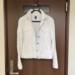 値下げ！美品！GAP 白Gジャン
