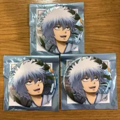 新品 銀魂 萩市 銀魂暦 シャーリング缶バッジ 3個セット 坂田銀時 幼少期