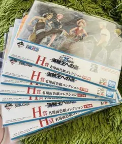 ワンピース 一番くじ 色紙 まとめ売り アニメグッズ