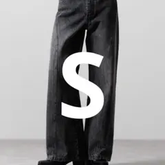 【CLEL】ヴィンテージデザイン 3Dデニム Sサイズ　ブラック