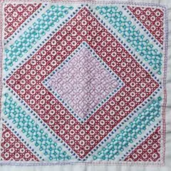 刺し子のふきんモーニンググローリー