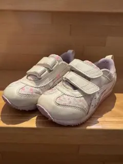 アシックス スクスク　花柄　16.5