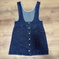 GU デニム ジャンバースカート 140㎝