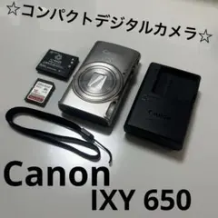 Canon ixy 650 バッテリー、充電器、メモリーカード付き Canon ixy 650 バッテリー、充電器、メモリーカード付き Canon ixy 650