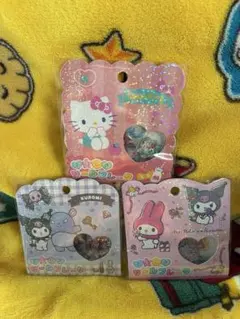 ★値下げしました★サンリオ　おはじきシールフレーク　3セット