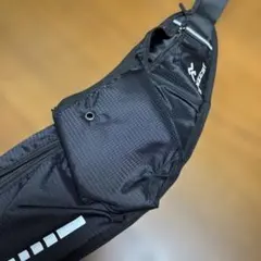 RUNZEST ブラック ウエストバッグ