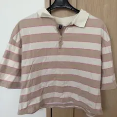 H&M 半袖ストライプTシャツ Sサイズ かわいい