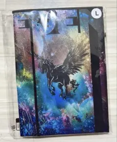 スプレーアート　エデン 色紙柄Tシャツ　Lサイズ 半袖