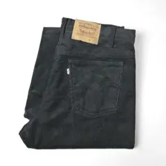 ミント80sビンテージ リーバイス517コーデュロイ パンツ黒ブラックUSA製
