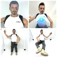 ホットトイズ トニー・スターク アイアンマン フィギュア 電池付き