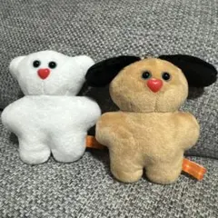 mojojojo マスコットぬいぐるみ 2種セット 犬 くま プライズ