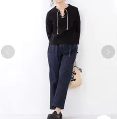 ビームスボーイ別注GRAMICCI ネイビー ストレートパンツ Mサイズ