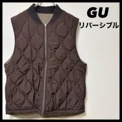 GU リバーシブル キルティング　中綿ベスト　43