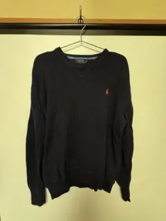 Polo Ralph Lauren クルーネックニット ネイビー　Mのサムネイル