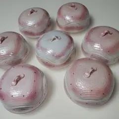 ピンクぼかし（紅ボカシ）ミニ蓋物 / 茶碗蒸し碗 ピンクぼかし（紅ボカシ）ミニ蓋物 / 茶碗蒸し碗 - メルカリ