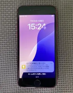 iPhone SE2 (レッド) 64GB バッテリー82%　SIMロック解除済