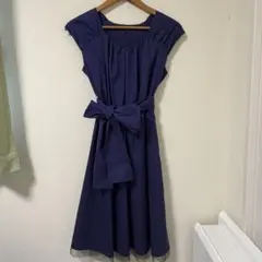 【美品】ユナイテッドアローズMネイビードレス