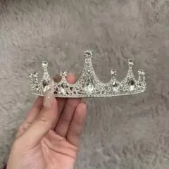 シルバー王冠型ティアラ