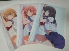 俺ガイル A3クリアポスター3点 きゃらっとくじ - メルカリ
