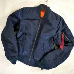 美品✨️　アルファインダストリーズ　MA-1 フライトジャケット　ブルゾン　L