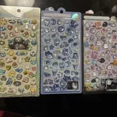 ボンボンドロップシール よるねこ　ばけばけ、とりのなかまたち3枚セット