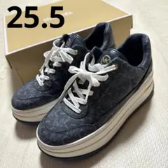 MICHAEL KORS ネイビー 紺色 厚底 スニーカー 25.5のサムネイル