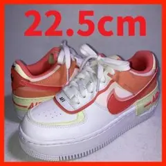エアフォースワン ロー シャドウ 白 ピンク 黄色 22.5cm
