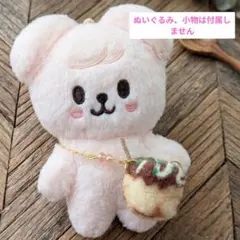 【10cmぬい用】コロンと可愛い♪ 羊毛フェルトのたこ焼きポシェットのサムネイル