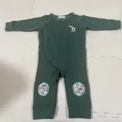 センスオブワンダーロンパース キリン刺繍