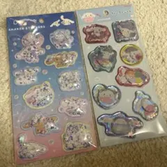 （正規品）シナモロール シェイカーシール ・ウォーターシール2枚セット