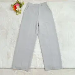 【LOWRYS FARM】グレー Mサイズ カジュアルパンツ　後ろゴム　キレイめ