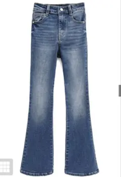 GRL ハイウエストフレアデニムパンツ[cu498]