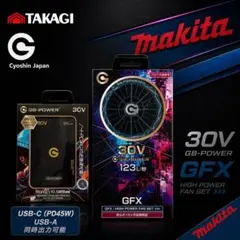 長信ジャパン　30V GB430ファン　バッテリー　限定色　マキタカラー 長信ジャパン 30V GB430ファン バッテリー 限定色 マキタカラー①