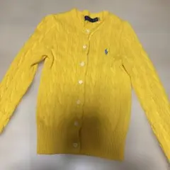 Polo Ralph Lauren イエロー カーディガン XS