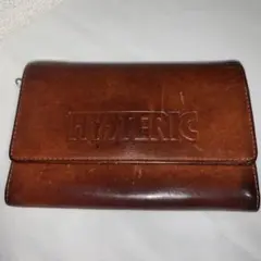 HYSTERIC 二つ折り財布 ブラウン